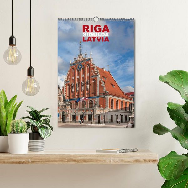 Produktbild: Riga Sigulda Latvia (Wall Calendar 2026 DIN A3 portrait), CALVENDO 12 Month Wall Calendar