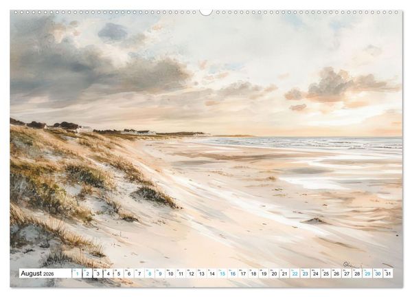 Produktbild: Meeresbrisen (hochwertiger Premium Wandkalender 2026 DIN A2 quer), Kunstdruck in Hochglanz