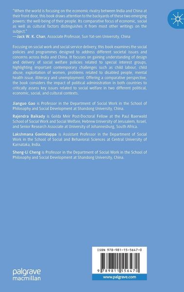 Produktbild: Social Welfare in India and China