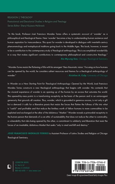 Produktbild: Wonder as a New Starting Point for Theological Anthropology