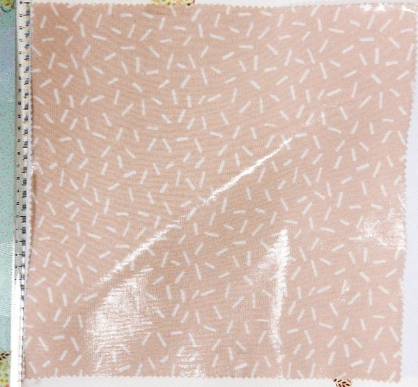 Produktbild: Stoff Puder, Striche Wei&szlig; 25 x 70 cm