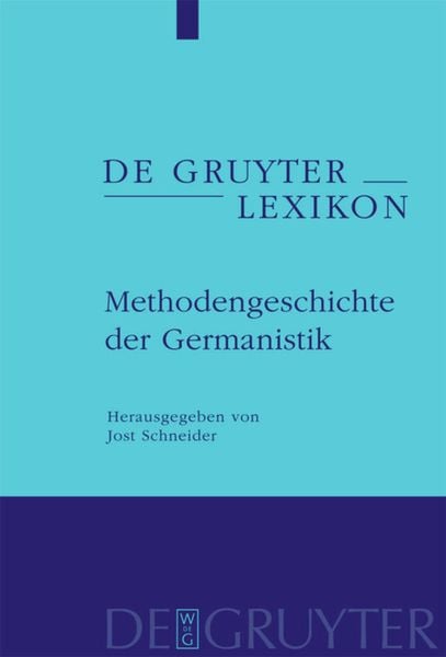 Produktbild: Methodengeschichte der Germanistik