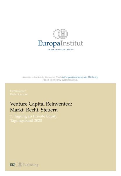 Produktbild: Venture Capital Reinvented: Markt, Recht, Steuern