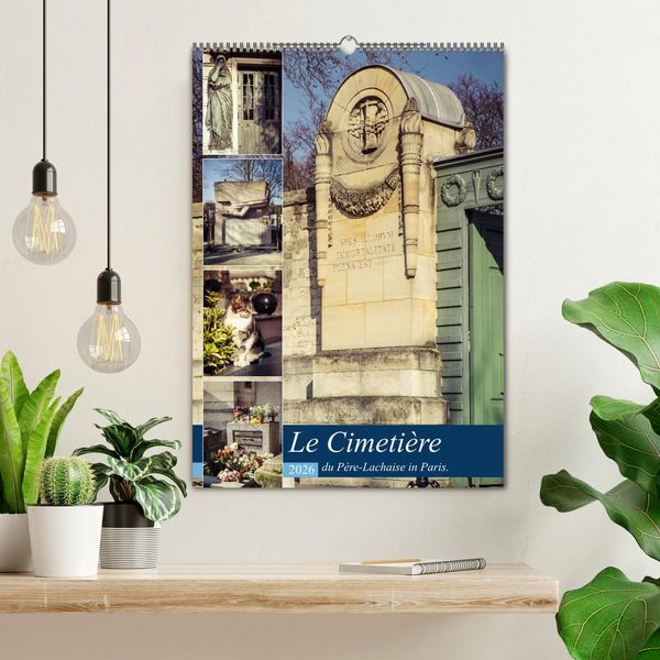 Produktbild: Le Cimeti&egrave;re du P&egrave;re-Lachaise in Paris (Wandkalender 2026 DIN A2 hoch), CALVENDO Monatskalender