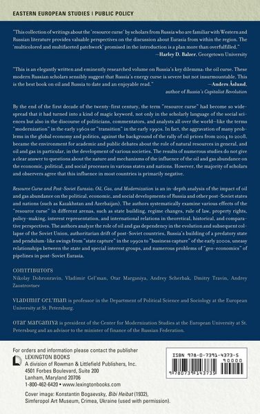 Produktbild: Resource Curse and Post-Soviet Eurasia