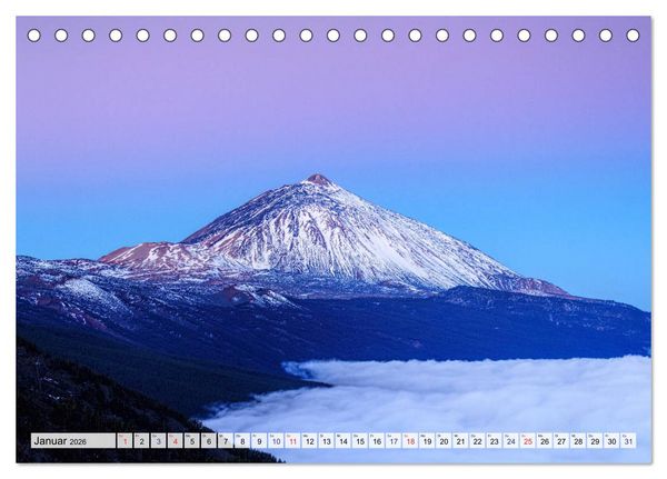 Produktbild: Kanarische Inseln - Vulkanische Natursch&ouml;nheiten (Tischkalender 2026 DIN A5 quer), CALVENDO Monatskalender
