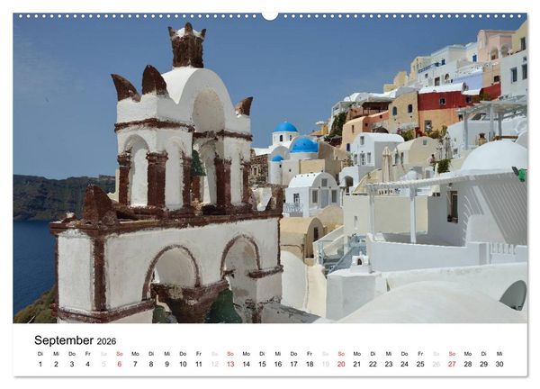 Produktbild: Kirchen und Kl&ouml;ster Griechenlands (Wandkalender 2026 DIN A2 quer), CALVENDO Monatskalender