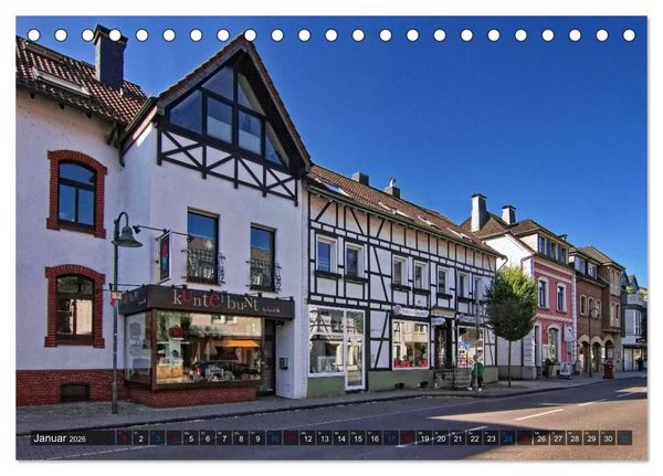 Produktbild: Stadtansichten Overath - Die charmante Stadt an Agger und S&uuml;lz (Tischkalender 2026 DIN A5 quer), CALVENDO Monatskalender