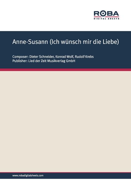 Produktbild: Anne-Susann (Ich w&uuml;nsch mir die Liebe)
