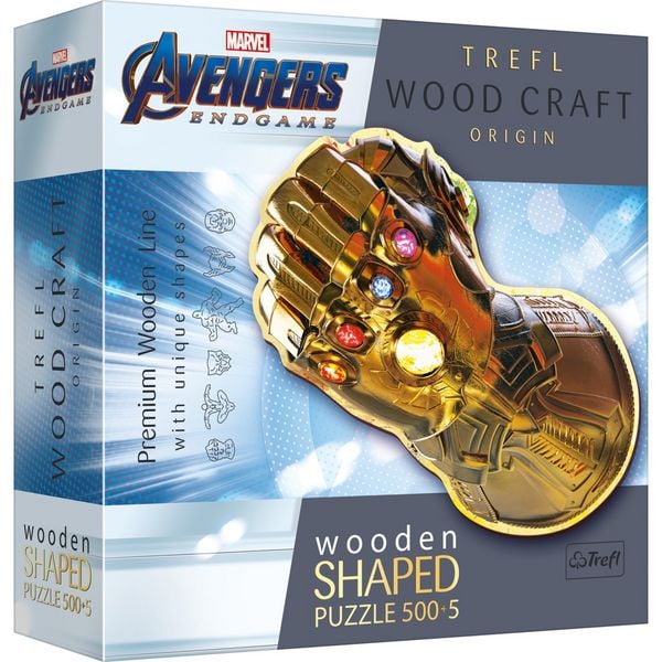 Produktbild: Holz Puzzle Sonderform 500 + 5 - Avengers