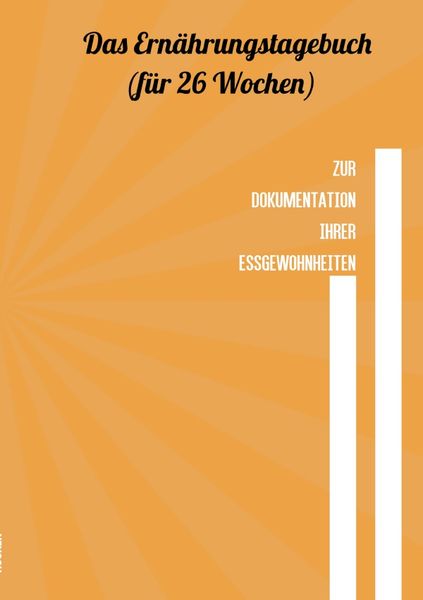 Produktbild: Das Ern&auml;hrungstagebuch - f&uuml;r 26 Wochen