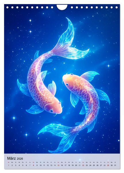 Produktbild: Der Mythos der Sternenzeichen - Sternenwesen des Zodiaks (Wandkalender 2026 DIN A4 hoch), CALVENDO Monatskalender