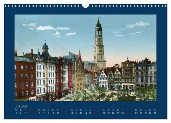 Produktbild: Lebendiges Hamburg von 1888 bis 1918 (Wandkalender 2026 DIN A3 quer), CALVENDO Monatskalender