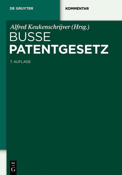Produktbild: Patentgesetz