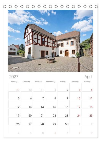Produktbild: Tischplaner 2027 - Gelnhausen Stadt (A5 Tischkalender zum Aufstellen) CALVENDO