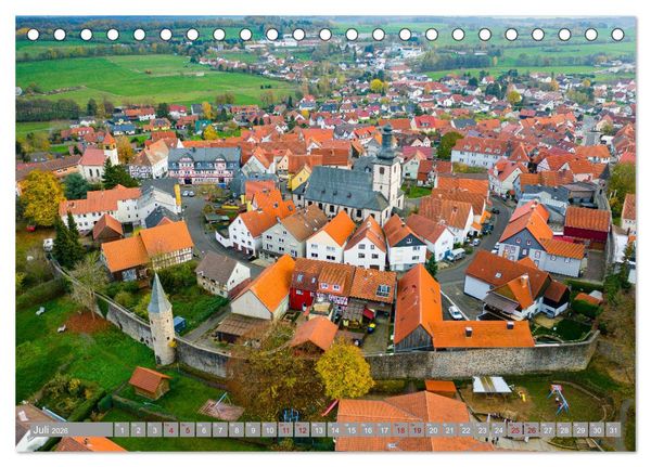 Produktbild: Ein Blick auf Herbstein (Tischkalender 2026 DIN A5 quer), CALVENDO Monatskalender