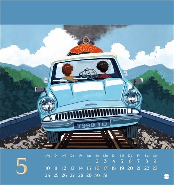 Produktbild: Harry Potter Postkartenkalender 2027