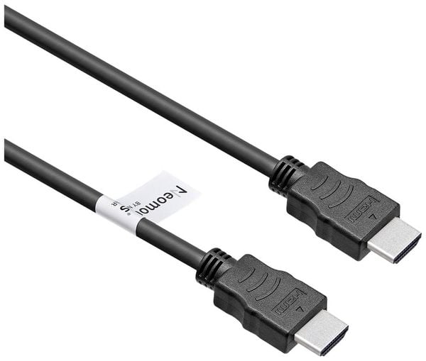 Neomounts HDMI Anschlusskabel HDMI-A Stecker, HDMI-A Stecker 1.80 m Schwarz HDMI6MM HDMI-Kabel