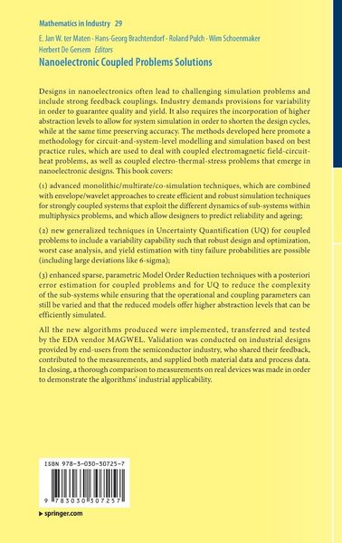 Produktbild: Nanoelectronic Coupled Problems Solutions