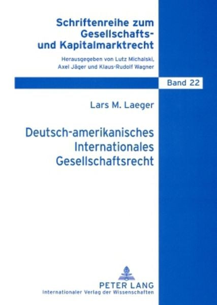 Produktbild: Deutsch-amerikanisches Internationales Gesellschaftsrecht