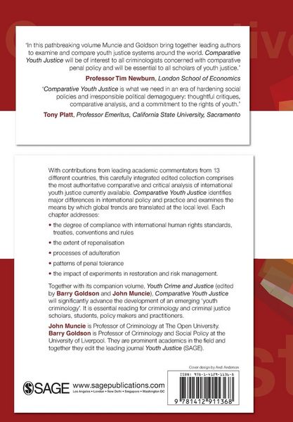 Produktbild: Comparative Youth Justice