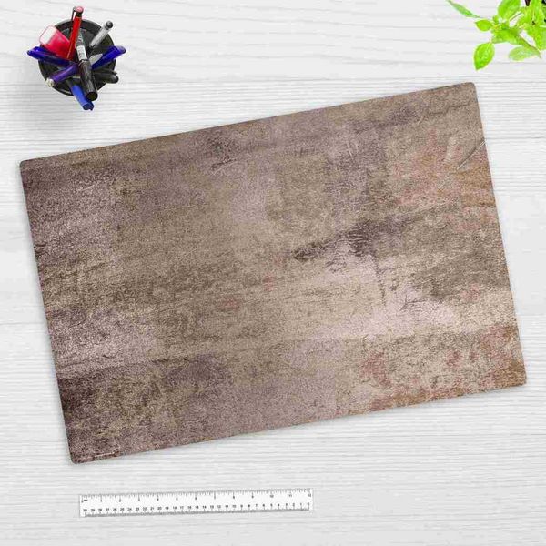 Cover-your-desk Schreibtischunterlage für Kinder und Erwachsene Stahplatte beige, aus hochwertigem Vinyl, 60 x 40 cm