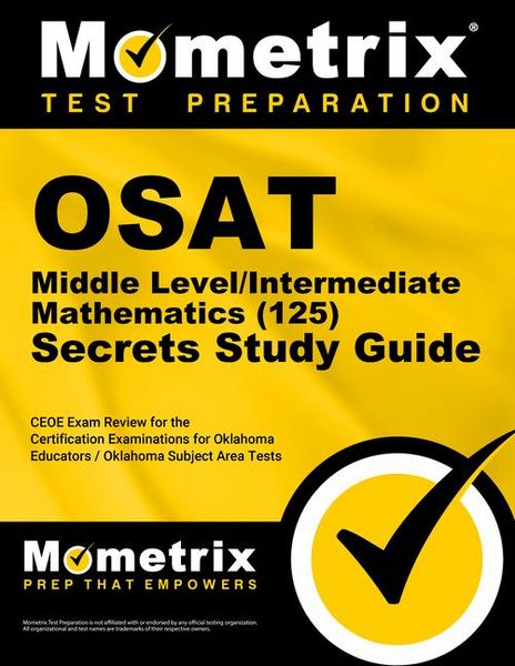 Produktbild: OSAT Middle Level/Intermediate Mathematics (125) Secrets Study Guide