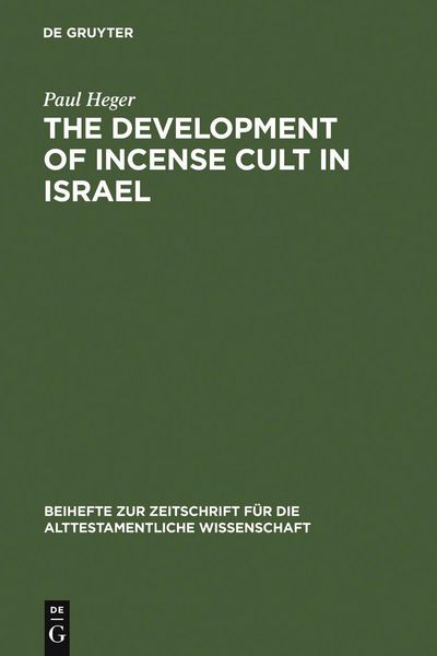 Produktbild: The Development of Incense Cult in Israel