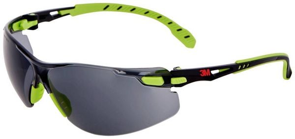 Produktbild: 3M Solus S1202SGAF Schutzbrille mit Antibeschlag-Schutz Gr&uuml;n, Schwarz EN 166 DIN 166