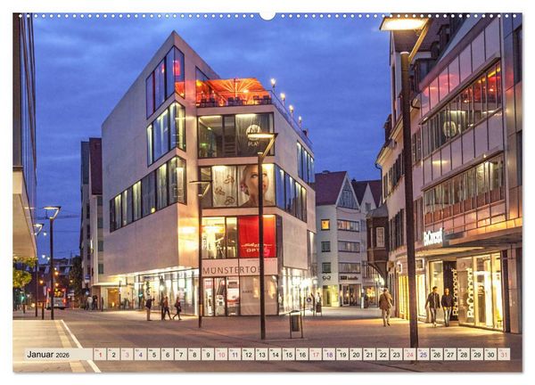 Produktbild: Ulm - einfach sehenswert (Wandkalender 2026 DIN A2 quer), CALVENDO Monatskalender