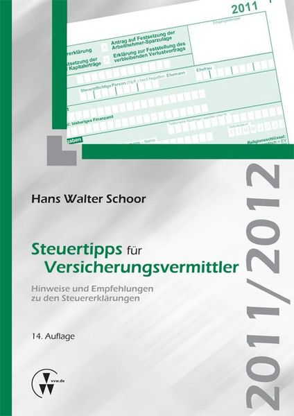 Produktbild: Steuertipps f&uuml;r Versicherungsvermittler