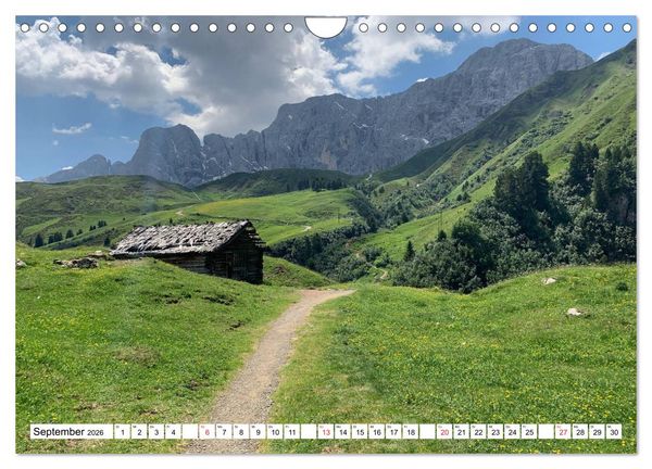 Produktbild: Seiser Alm Sommer (Wandkalender 2026 DIN A4 quer), CALVENDO Monatskalender