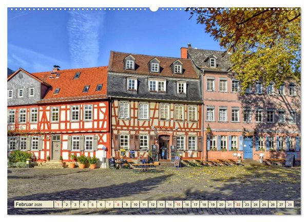 Produktbild: Frankfurt - meine Stadt mit viel Herz (hochwertiger Premium Wandkalender 2026 DIN A2 quer), Kunstdruck in Hochglanz
