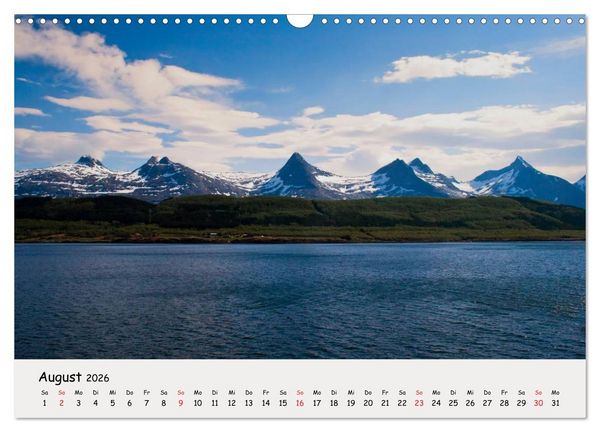 Produktbild: Auf dem Weg zum Nordkap (Wandkalender 2026 DIN A3 quer), CALVENDO Monatskalender