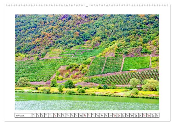 Produktbild: Mosel - facettenreiche Flusslandschaft (Wandkalender 2026 DIN A2 quer), CALVENDO Monatskalender