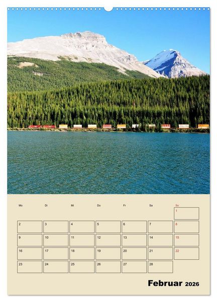 Produktbild: Kanadas gro&szlig;e Seen / Planer (hochwertiger Premium Wandkalender 2026 DIN A2 hoch), Kunstdruck in Hochglanz