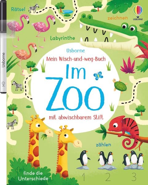Mein Wisch-und-weg-Buch: Im Zoo, Taschenbuch von Kirsteen Robson, Usborne, 9781789416770