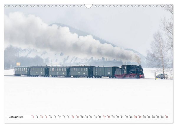 Produktbild: Mansfelder Bergwerksbahn (Wandkalender 2026 DIN A3 quer), CALVENDO Monatskalender