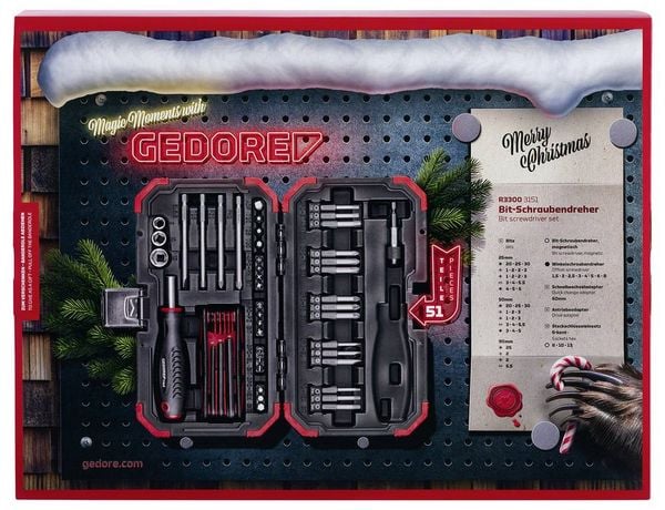 Produktbild: Gedore Adventskalender 2025 Werkzeug Adventskalender Altersklasse Unabh&auml;ngig