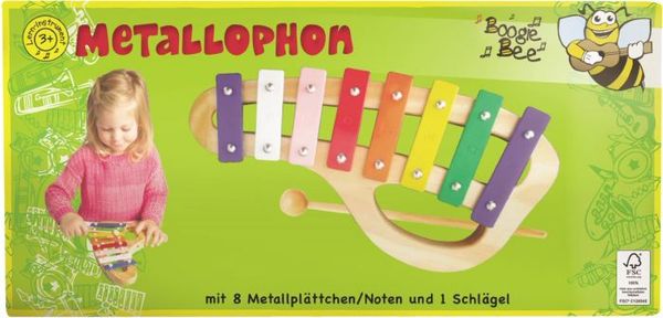 Boogie Bee Metallophon Holz mit 8 Noten