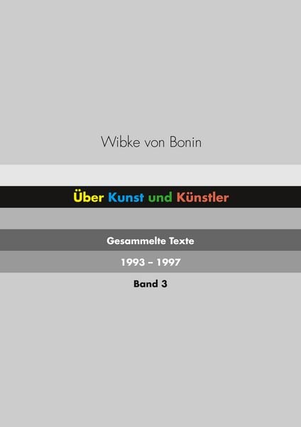 Produktbild: &Uuml;ber Kunst und K&uuml;nstler Band 3