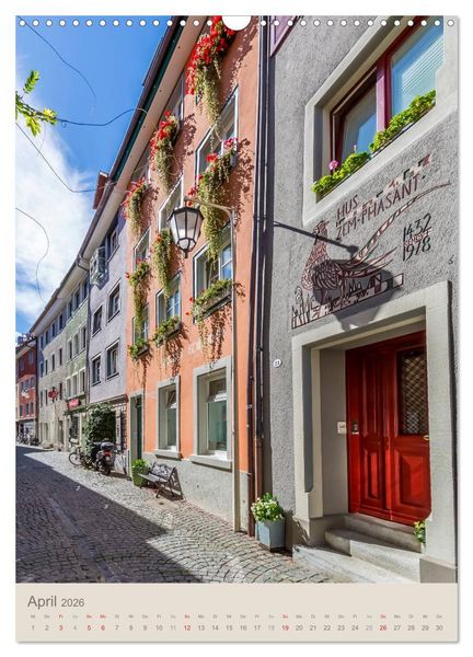 Produktbild: MEERSBURG UND KONSTANZ Historie am Bodensee (Wandkalender 2026 DIN A3 hoch), CALVENDO Monatskalender