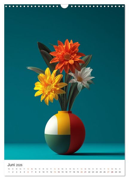 Produktbild: Die Sprache der Blumen (Wandkalender 2026 DIN A3 hoch), CALVENDO Monatskalender