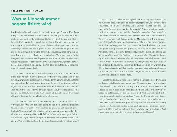 Liebeskummer bewältigen in 99 Tagen