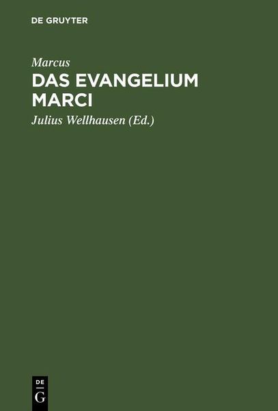 Produktbild: Das Evangelium Marci