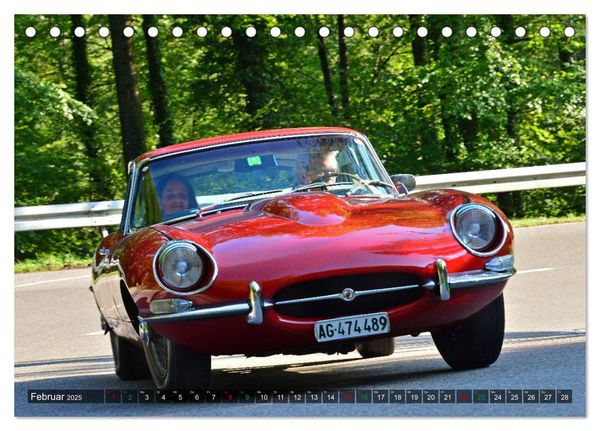 Produktbild: Adel verpflichtet - Englische Oldtimer am Berg (Tischkalender 2025 DIN A5 quer), CALVENDO Monatskalender