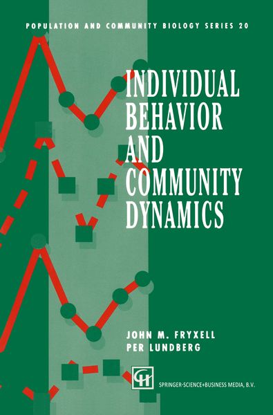 Produktbild: Individual Behavior and Community Dynamics