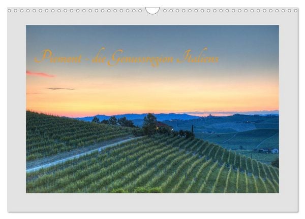 Produktbild: Piemont - die Genussregion Italiens (Wandkalender 2026 DIN A3 quer), CALVENDO Monatskalender