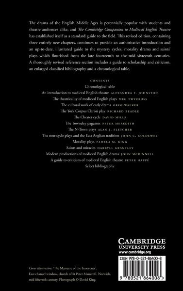 Produktbild: The Cambridge Companion to Medieval English Theatre