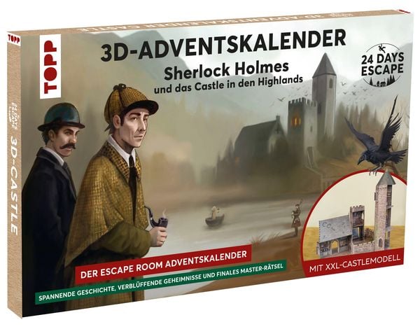 24 DAYS ESCAPE 3D-Adventskalender - Sherlock Holmes und das Castle in den Highlands